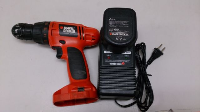 Black Decker 電動ドライバー Cd12 電材買取センター 日本一エアコン部材が揃う店 電線激安 電線買取